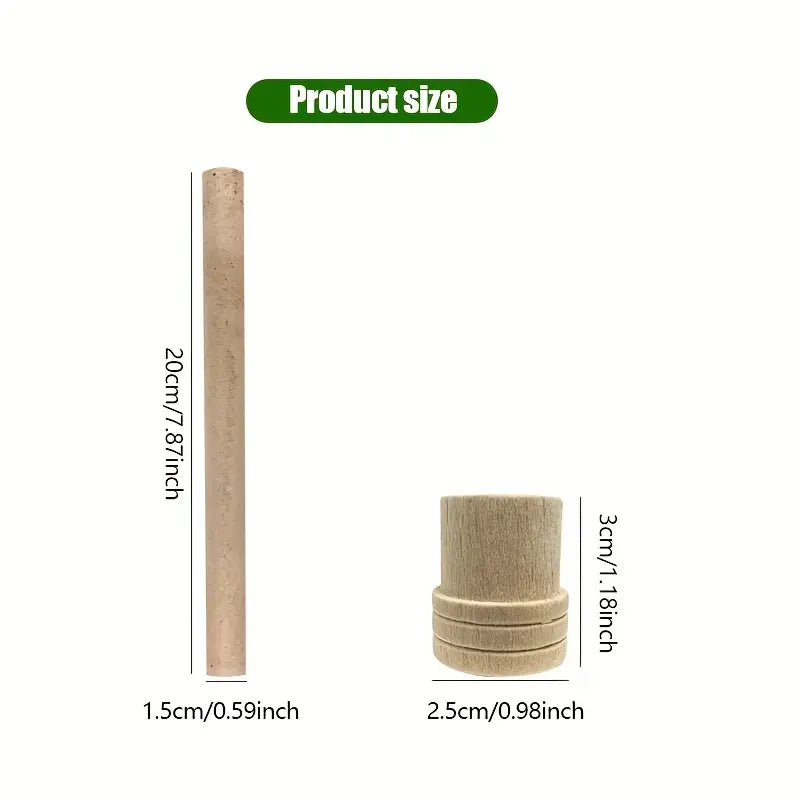 [Natural Defense] 10/20/30-Pack Organic Mugwort & Gastrodia Aromatherapy Sticks - Non-Toxic Mosquito Repellent & Sleep Aid