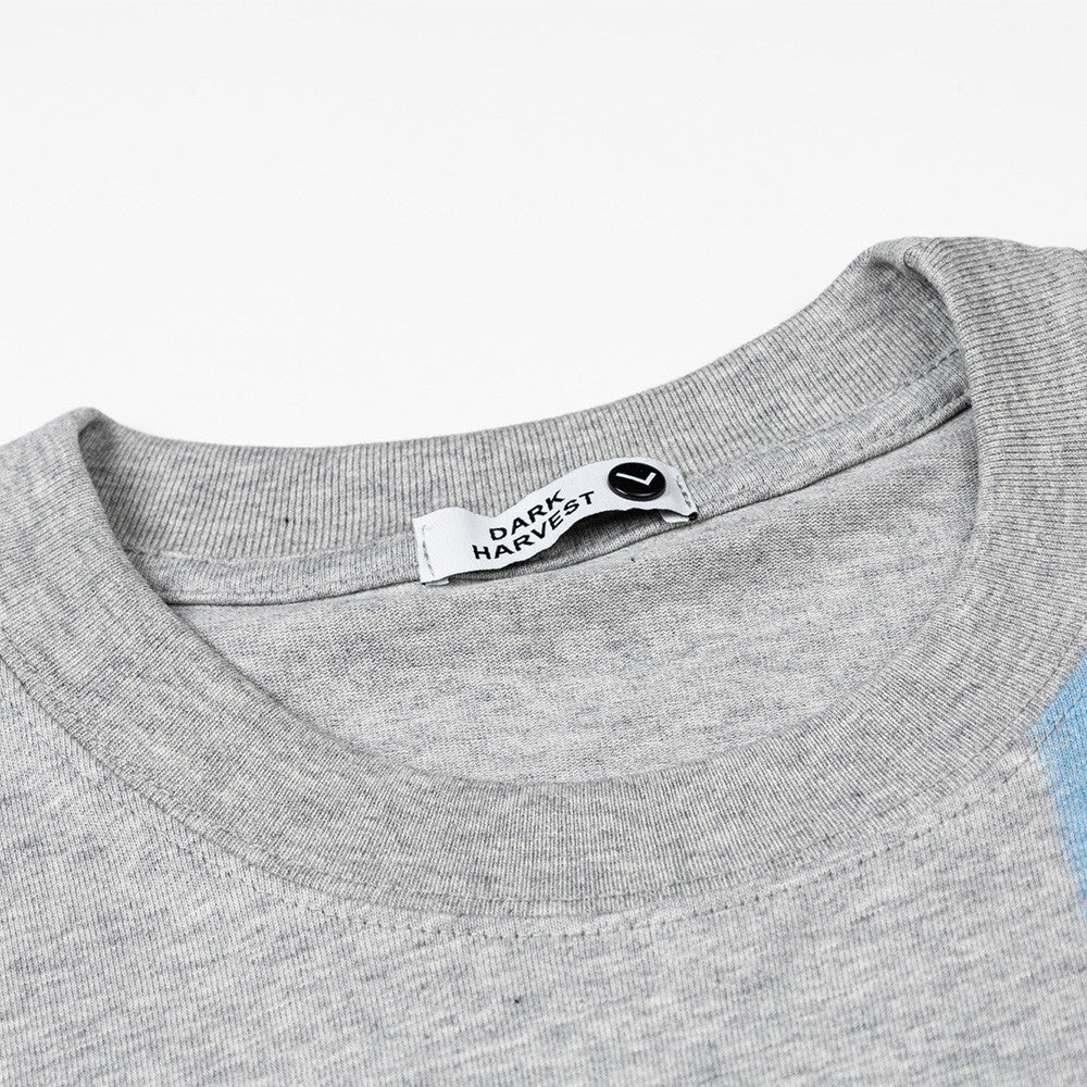 Letter hot stamping casual short sleeved t-shirt