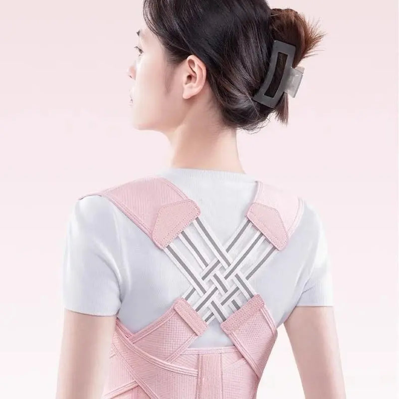 Transform Your Posture with the Stylish Corrective Hunchback Artifact Posture Strap for Adults - Unisex Open Shoulder Shapewear for Everyday Confidence