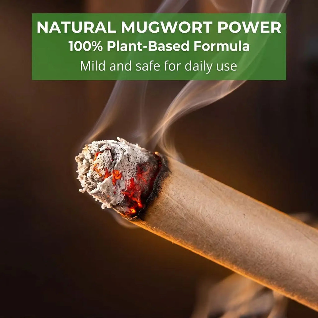 [Natural Defense] 10/20/30-Pack Organic Mugwort & Gastrodia Aromatherapy Sticks - Non-Toxic Mosquito Repellent & Sleep Aid