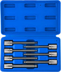 10243A 3/8-Inch-Drive Extra-Long Ball-End Hex-Bit Socket Set, Metric Sockets 3/8" or 3 to 10 Mm, S2 Steel, 7-Piece Set
